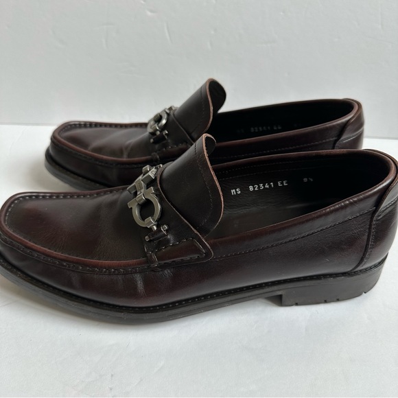 Salvatore Ferragamo Men’s Moccasin with Gancini Ornament 8.5 - Picture 9 of 16